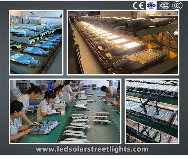 Production process of 90w led street light