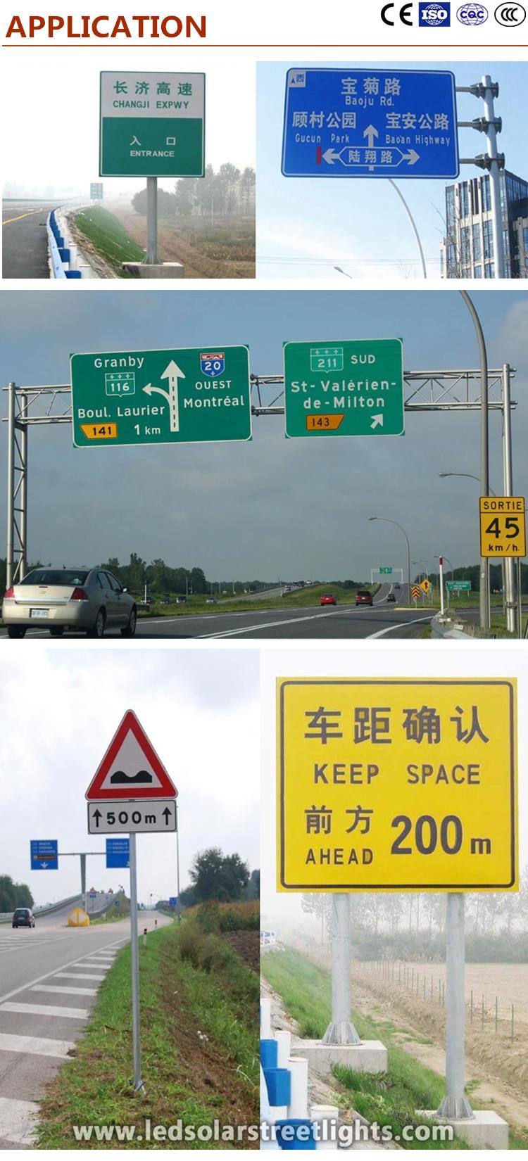 Application of Road Sign Post