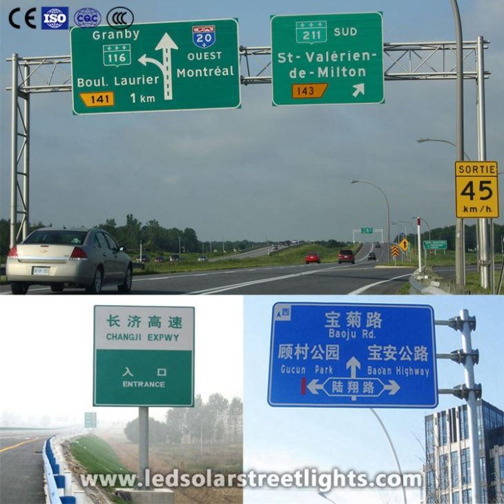 2 Road Sign Post